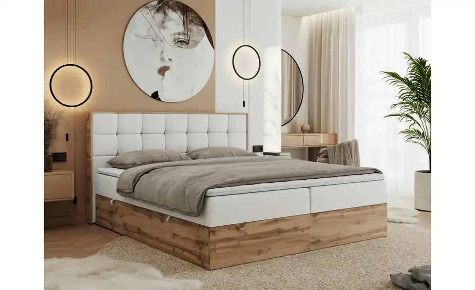 Boxbett Albero 1 mit Bettkasten, in Wohnsituation