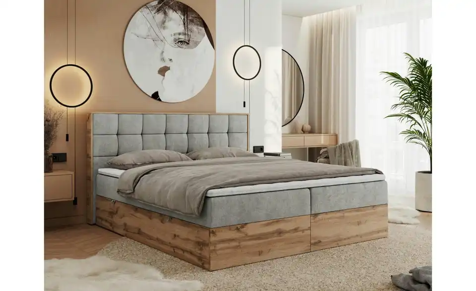 Boxbett Albero 1 mit Bettkasten, in Wohnsituation