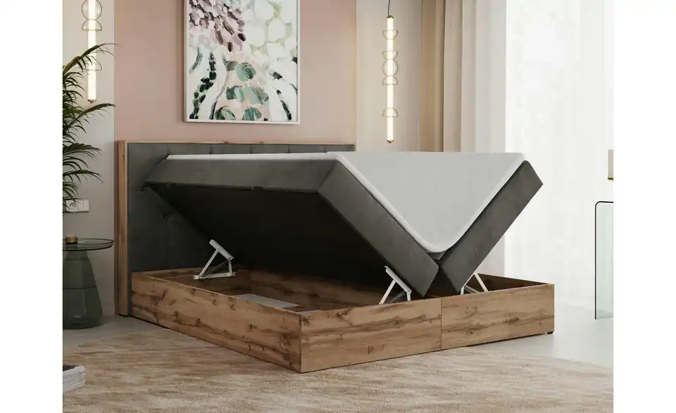 Boxbett Veneto mit Bettkasten, Funktionsansicht