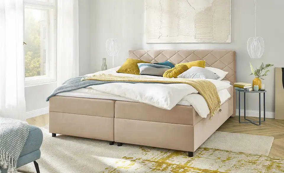 Boxbett Vegas II mit Bettkasten, in Wohnsituation