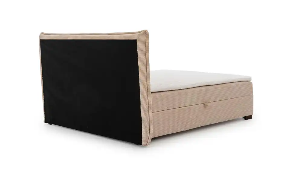 Boxbett Lovetti mit Bettkasten, Cord, H3, Rückansicht