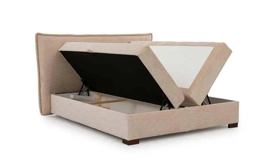 Boxbett Lovetti mit Bettkasten, Cord, H3, Funktionsansicht