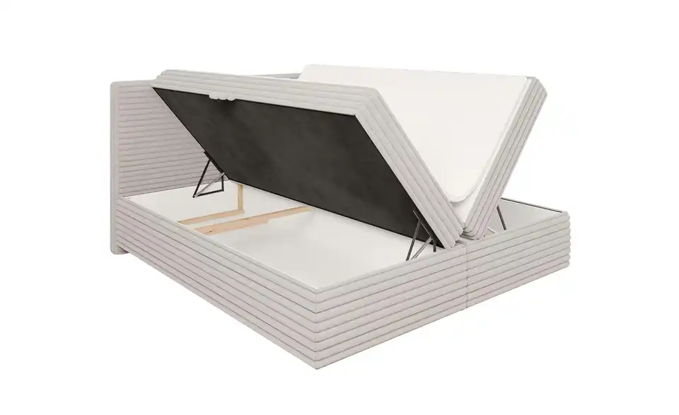 Boxbett Neo Cord, mit Stauraum und Topper, H3, Funktionsansicht