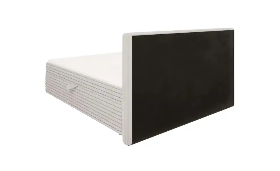 Boxbett Neo Cord, mit Stauraum und Topper, H3, Rückansicht