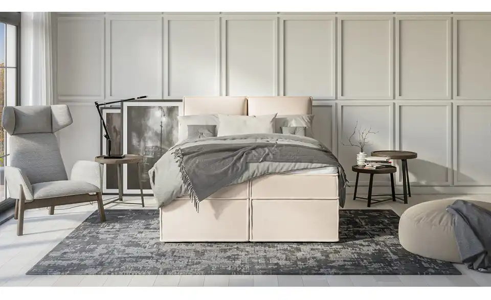 Boxspringbett, in Wohnsituation