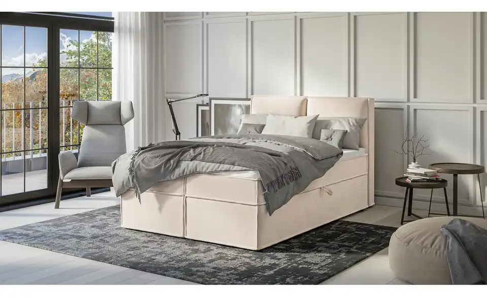 Boxspringbett, in Wohnsituation