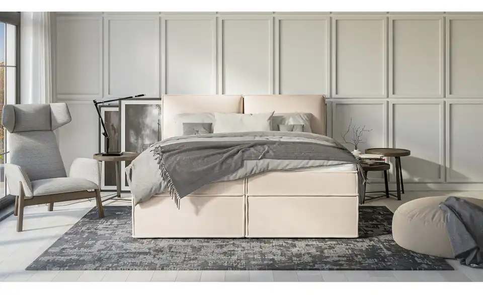 Boxspringbett, in Wohnsituation