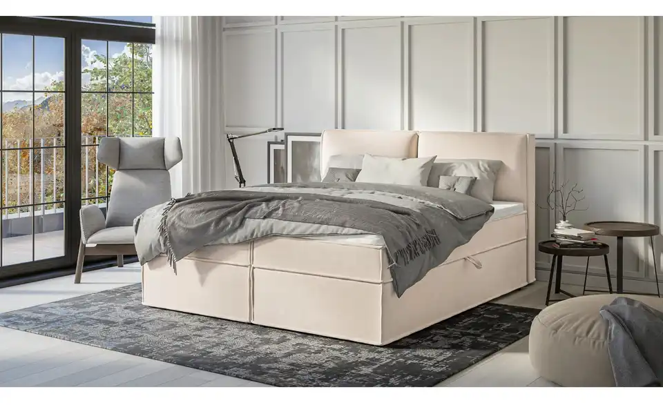 Boxspringbett, in Wohnsituation