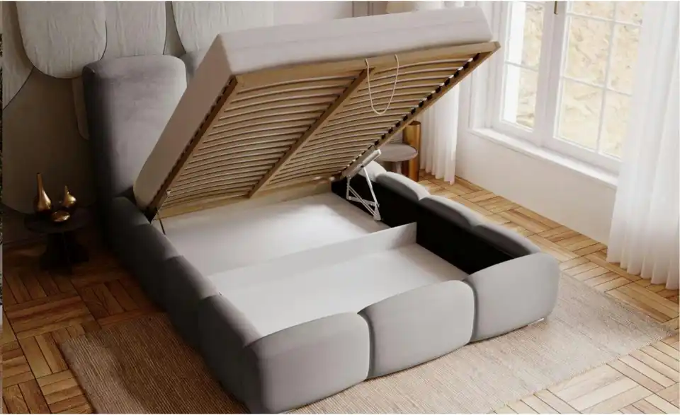 Polsterbett, geöffnet