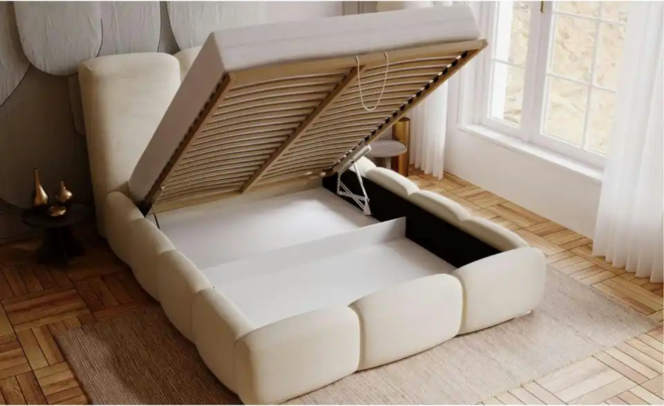 Polsterbett, geöffnet