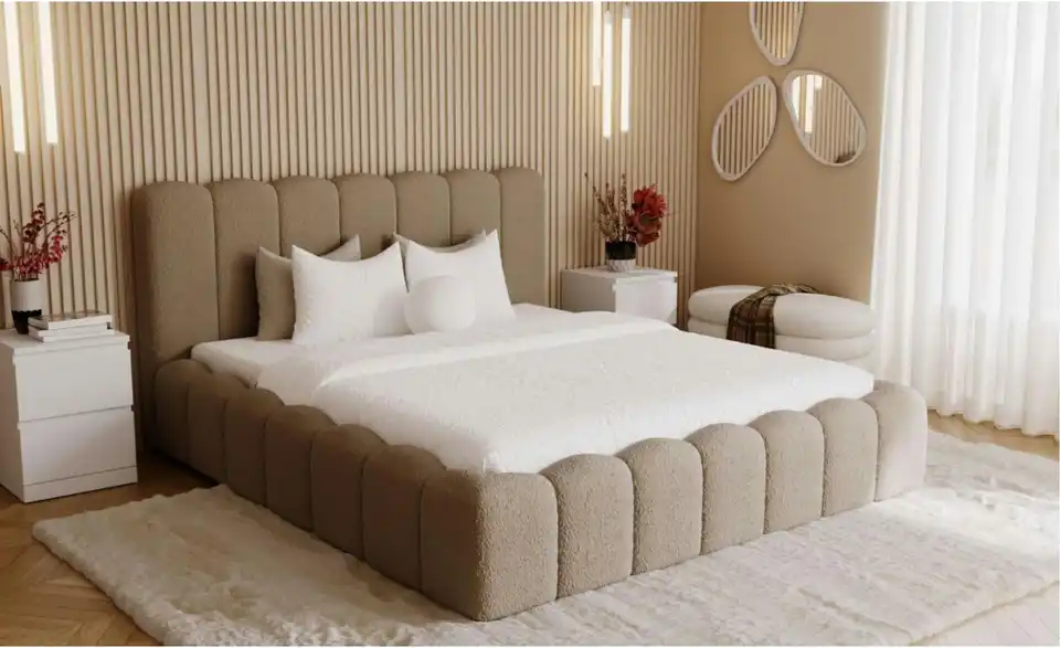 Polsterbett Smile mit Stauraum, in Wohnsituation