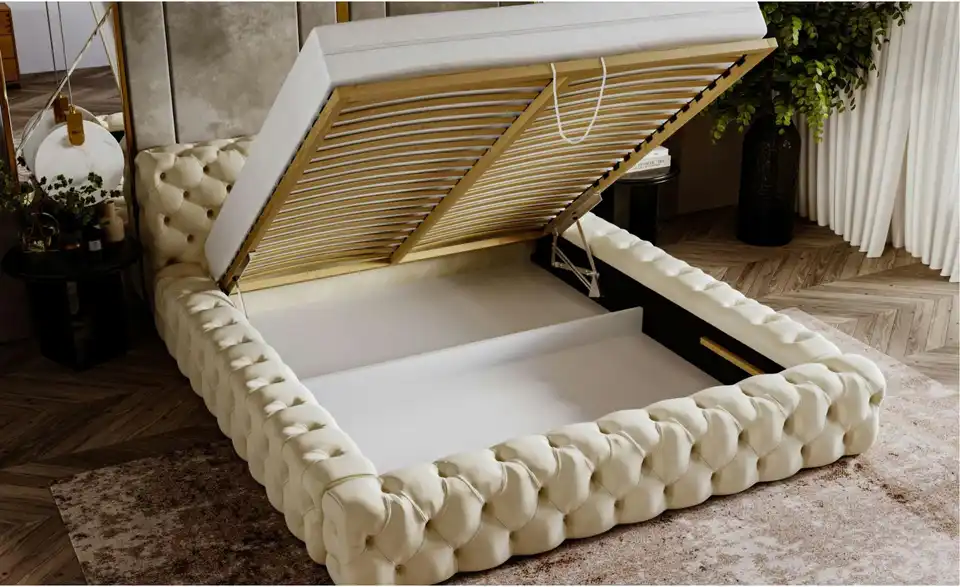 Polsterbett, geöffnet