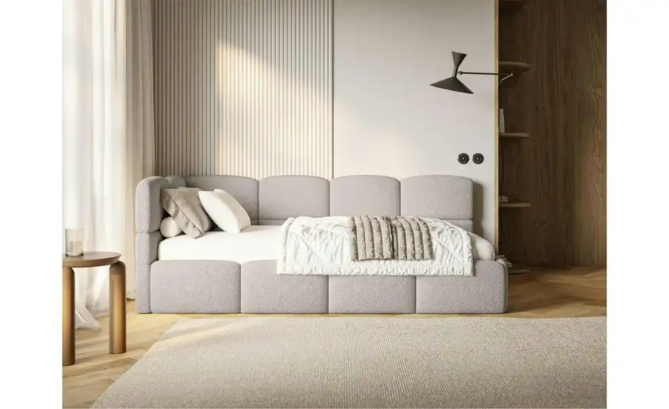 Selsey Polsterliege Cloudy mit Bettkasten, in Wohnsituation