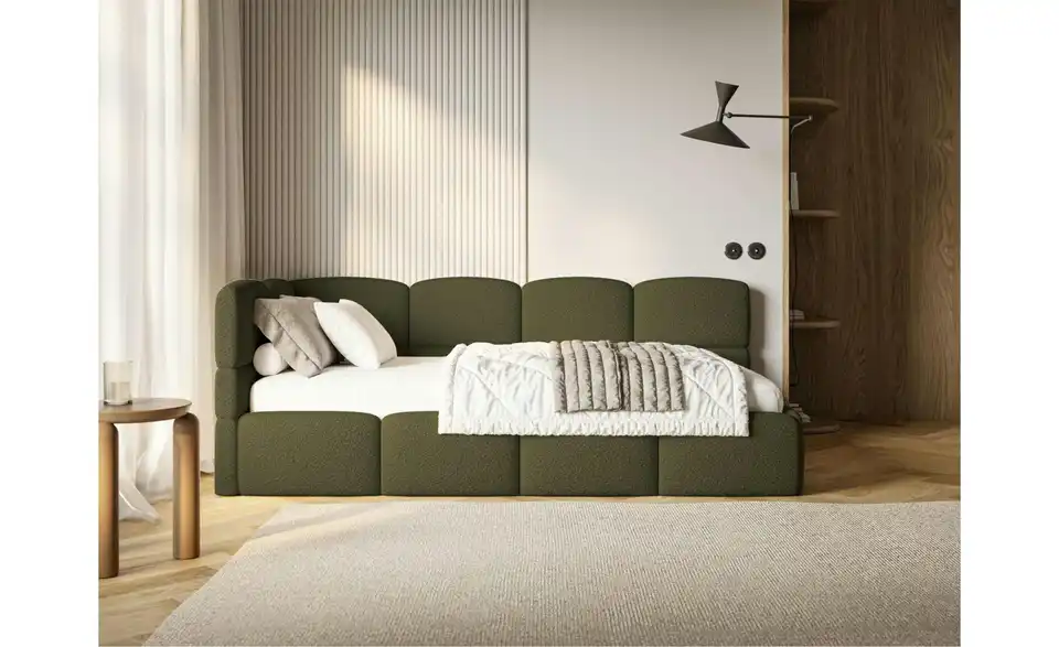 Selsey Polsterliege Cloudy mit Matratze und Bettkasten, in Wohnsituation