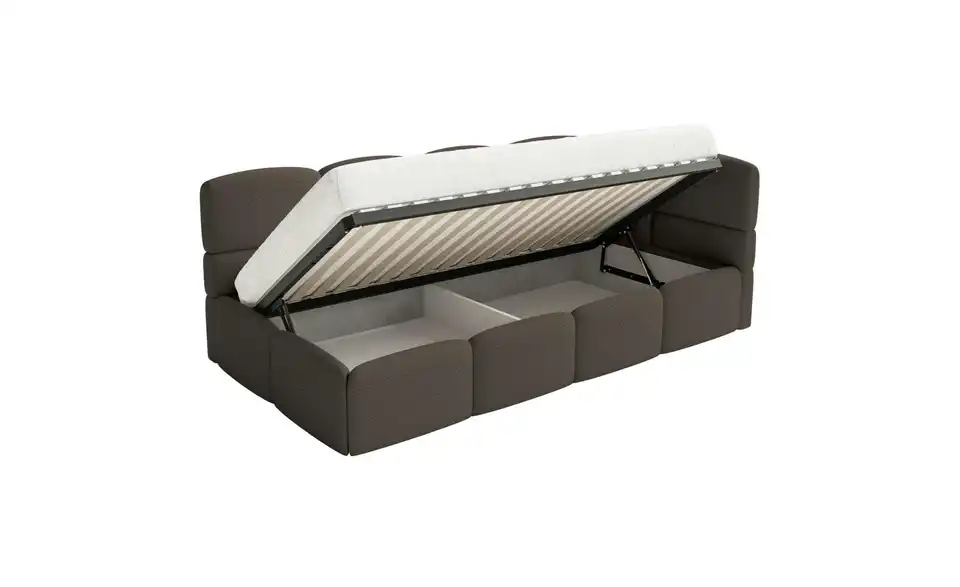 Selsey Polsterliege Cloudy mit Rausfallschutz, Funktionsansicht