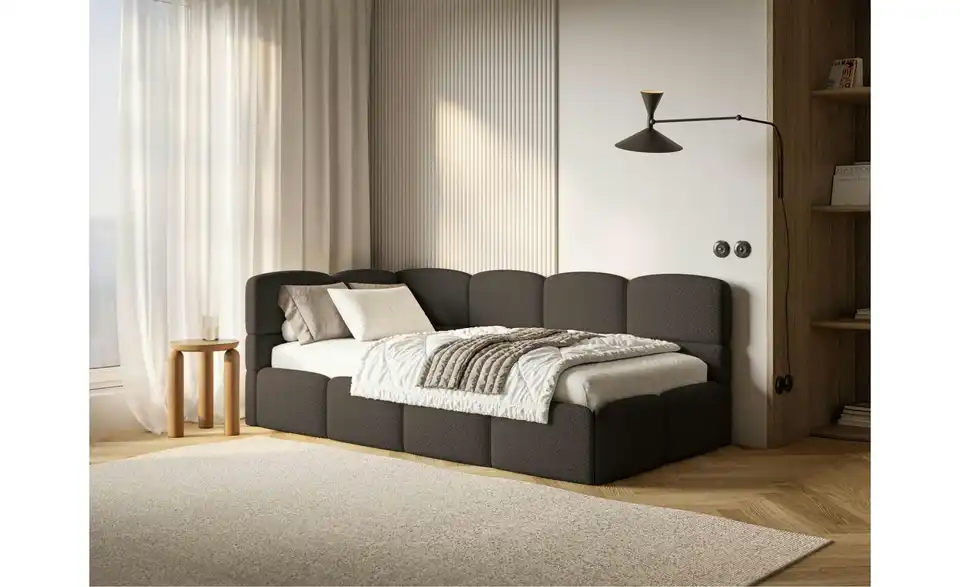 Selsey Polsterliege Cloudy mit Matratze und Rausfallschutz, in Wohnsituation