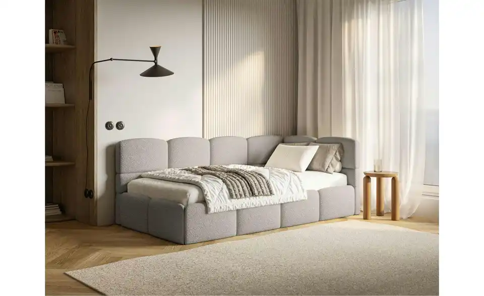 Selsey Polsterliege Cloudy mit Bettkasten, in Wohnsituation