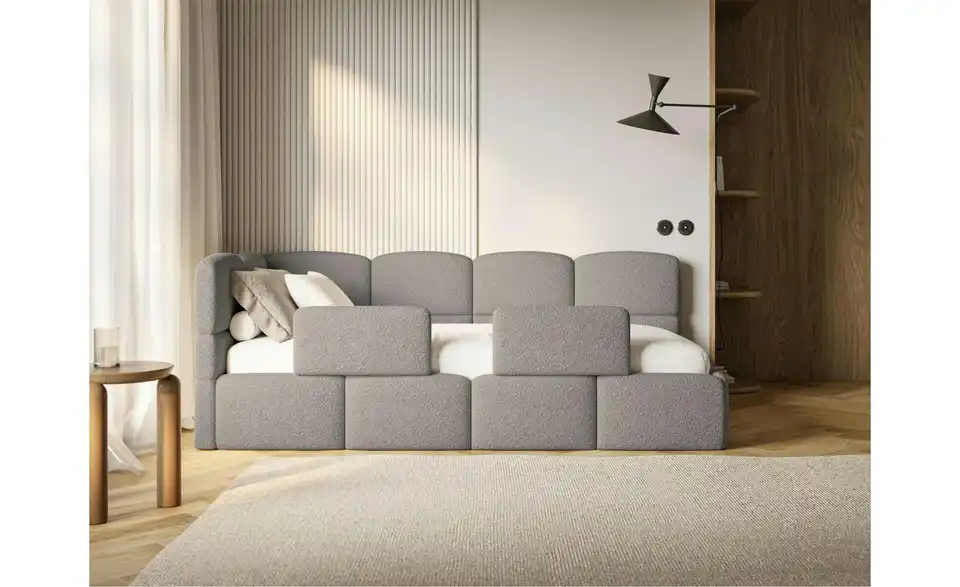 Selsey Polsterliege Cloudy mit Rausfallschutz, in Wohnsituation