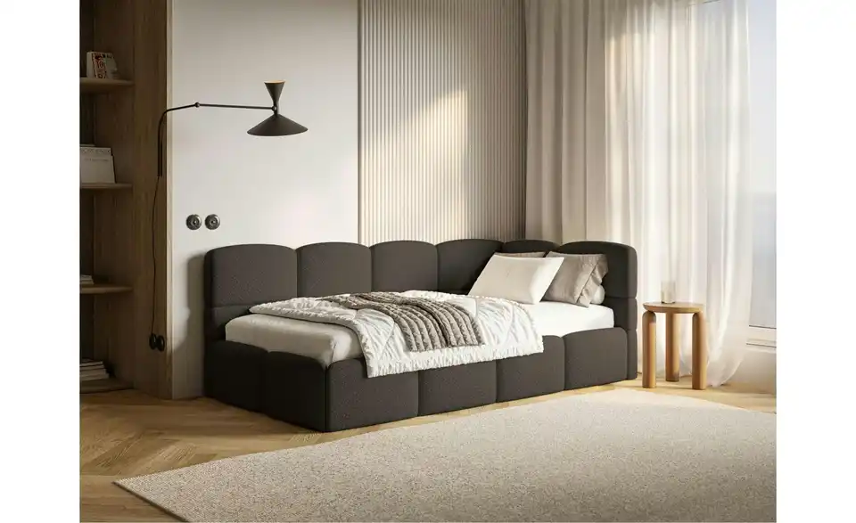 Selsey Polsterliege Cloudy mit Matratze und Bettkasten, in Wohnsituation