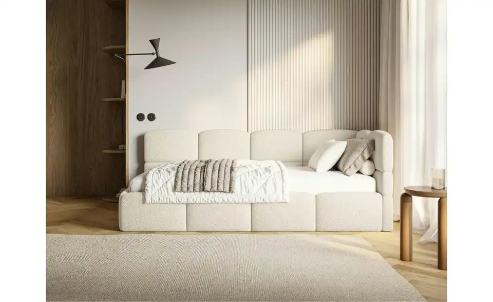 Selsey Polsterliege Cloudy mit Bettkasten, in Wohnsituation