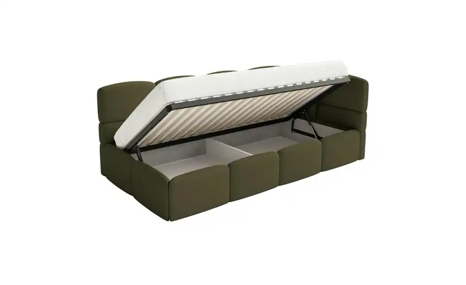 Selsey Polsterliege Cloudy mit Rausfallschutz, Funktionsansicht