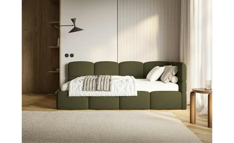 Selsey Polsterliege Cloudy mit Matratze und Bettkasten, in Wohnsituation