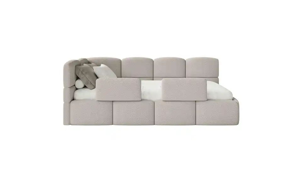 Selsey Polsterliege Cloudy mit Rausfallschutz, Frontansicht