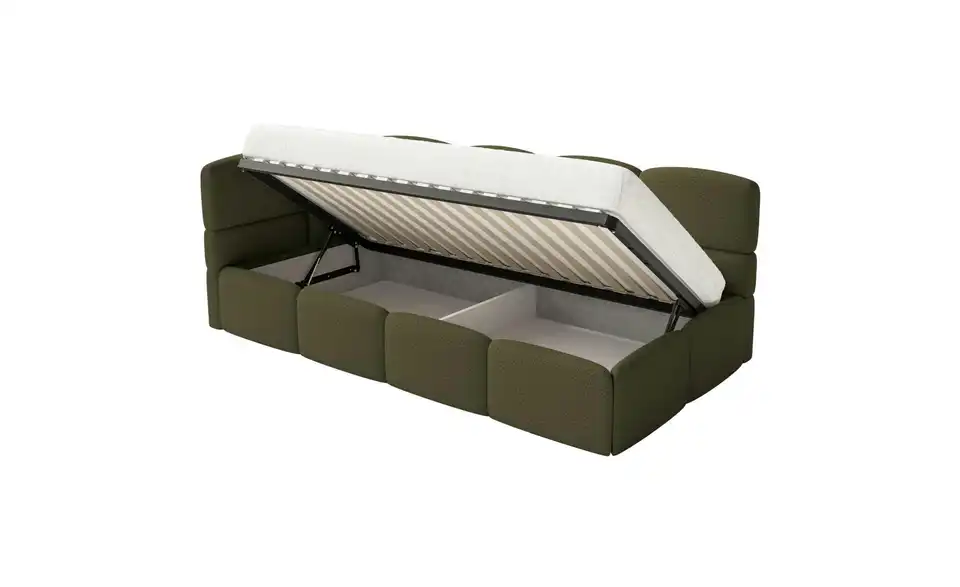 Selsey Polsterliege Cloudy mit Rausfallschutz, Funktionsansicht