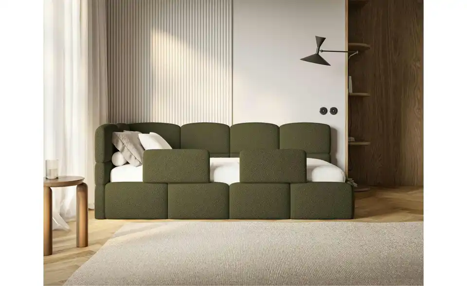 Selsey Polsterliege Cloudy mit Matratze und Rausfallschutz, in Wohnsituation