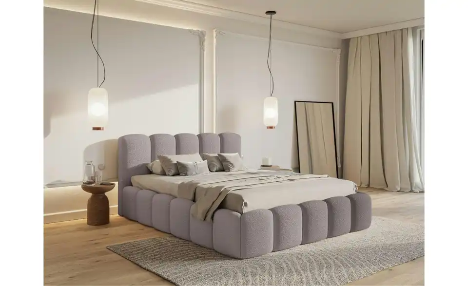 Selsey Polsterbett Cloudy II mit Bettkasten, in Wohnsituation