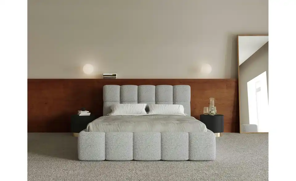 Selsey Polsterbett Cloudy mit Bettkasten, in Wohnsituation