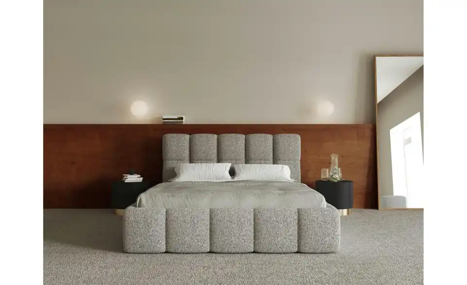 Selsey Polsterbett Cloudy mit Bettkasten, in Wohnsituation