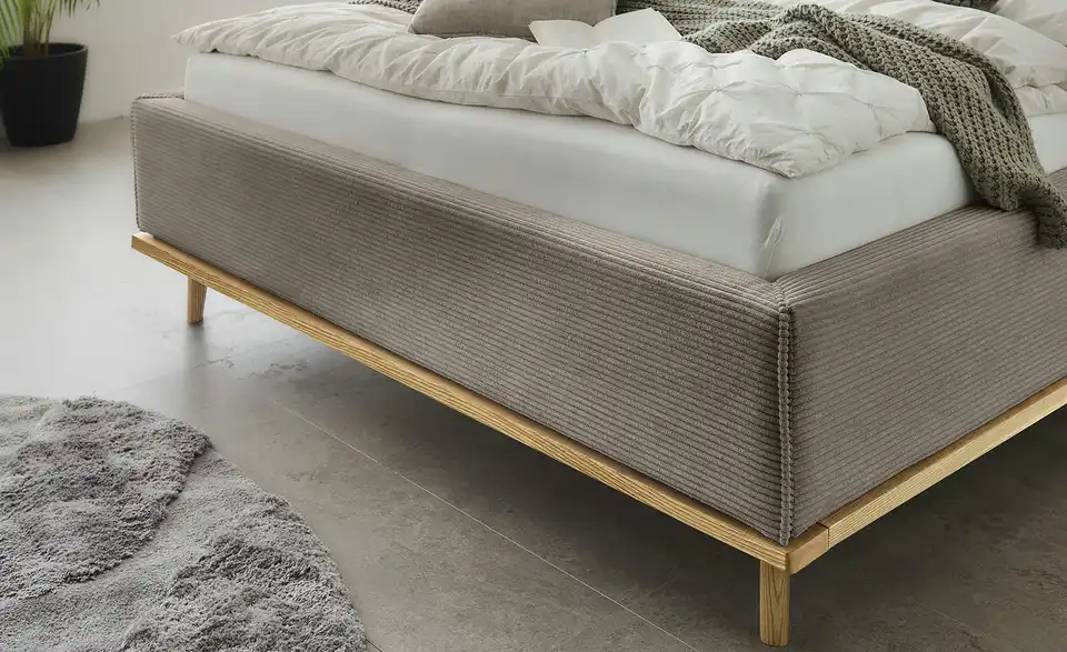 Musterring Polsterbett Delphi Cord mit Bettkasten, in Wohnsituation