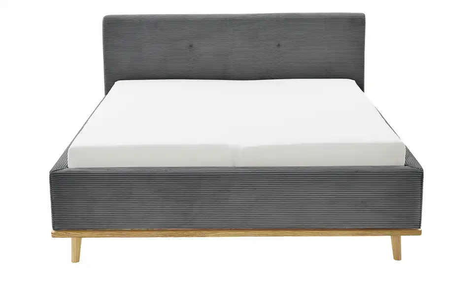 Musterring Polsterbett Delphi Cord mit Bettkasten, Frontansicht