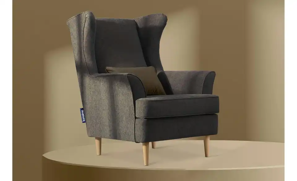 KONSIMO Ohrensessel, in Wohnsituation