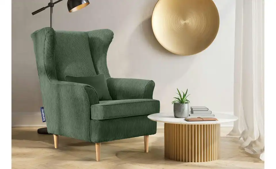 KONSIMO Ohrensessel, in Wohnsituation