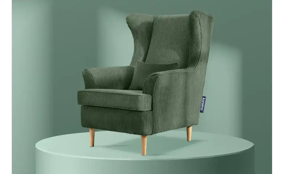 KONSIMO Ohrensessel, in Wohnsituation