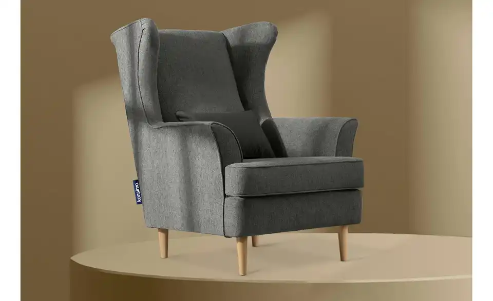 KONSIMO Ohrensessel, in Wohnsituation