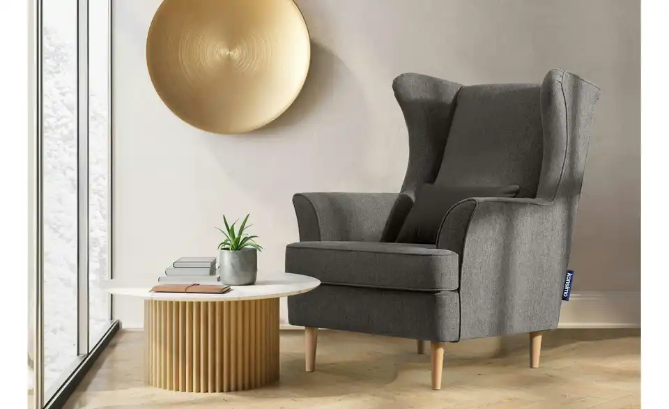 KONSIMO Ohrensessel, in Wohnsituation