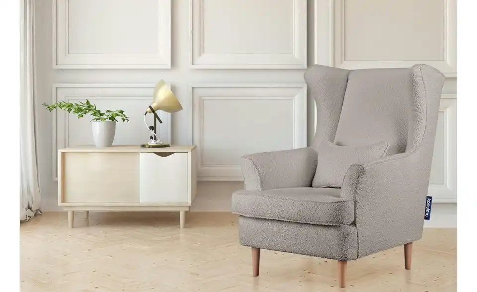 KONSIMO Ohrensessel, in Wohnsituation