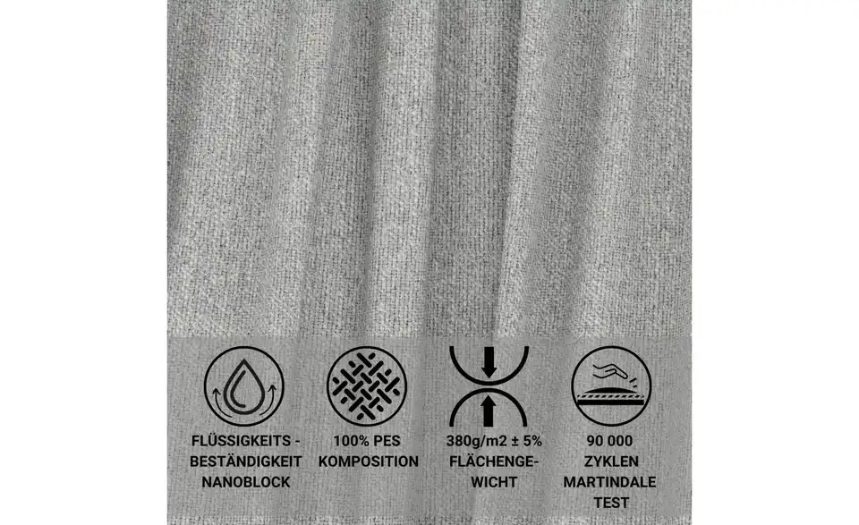 Ecksofa, Bild mit Text