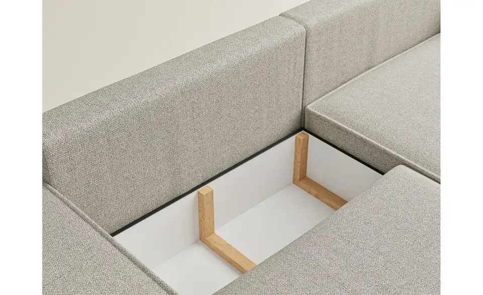 Ecksofa, Detailansicht