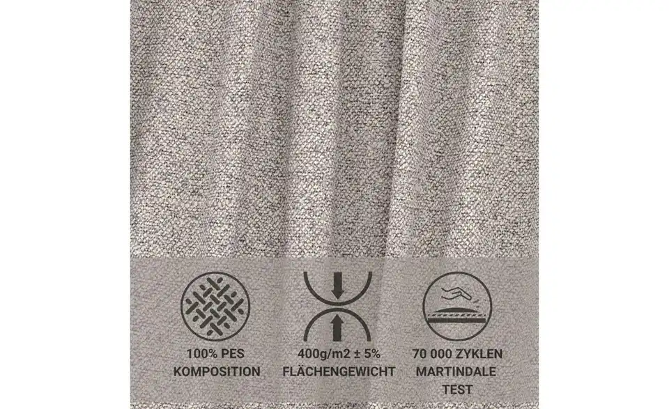 Ecksofa, Bild mit Text