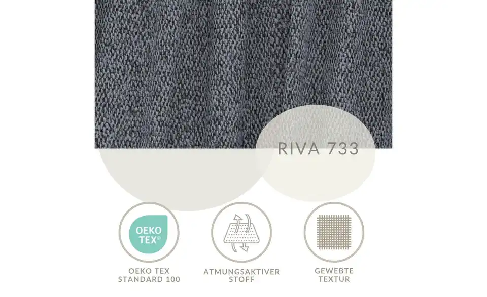 Ecksofa, Bild mit Text