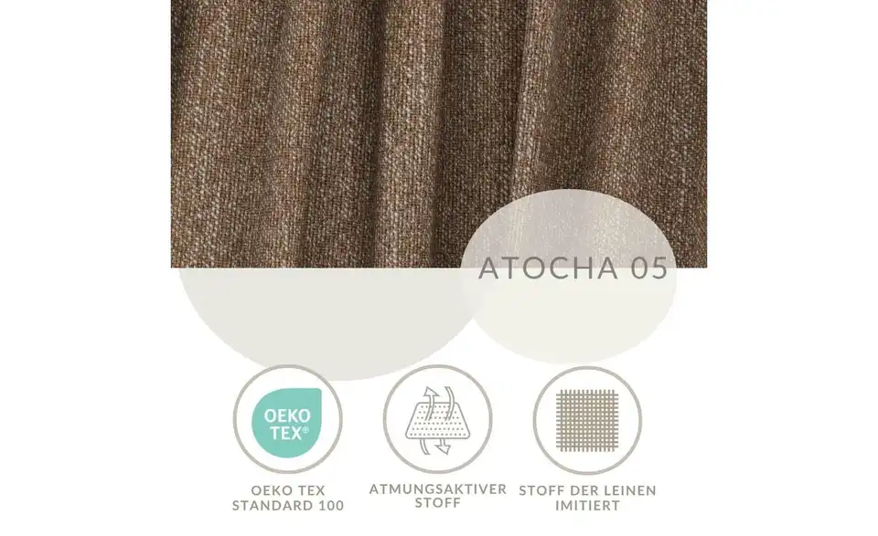 Ecksofa, Bild mit Text