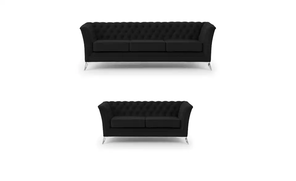 Polstergarnitur 3+2, Frontansicht