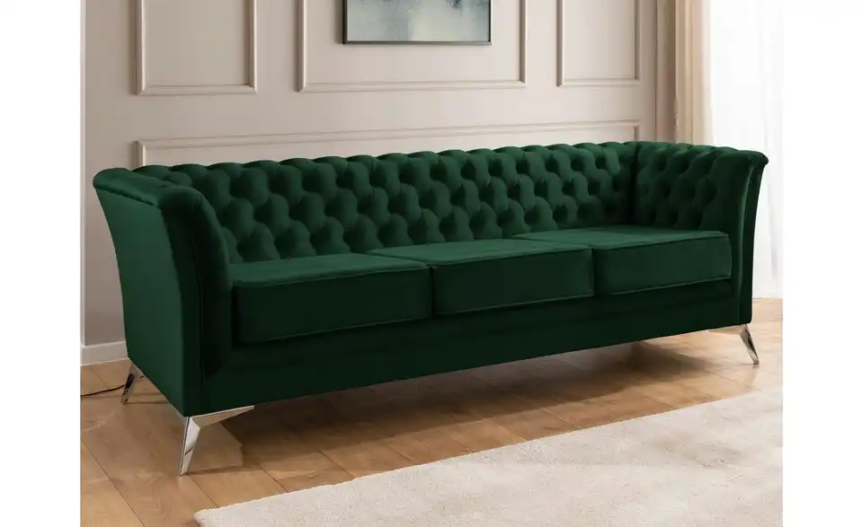 Chesterfield Polstergarnitur 3+2+1, in Wohnsituation