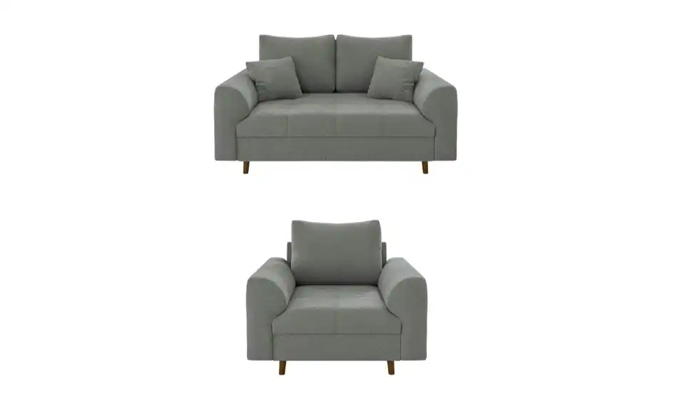 Polstergarnitur 2+1, Frontansicht