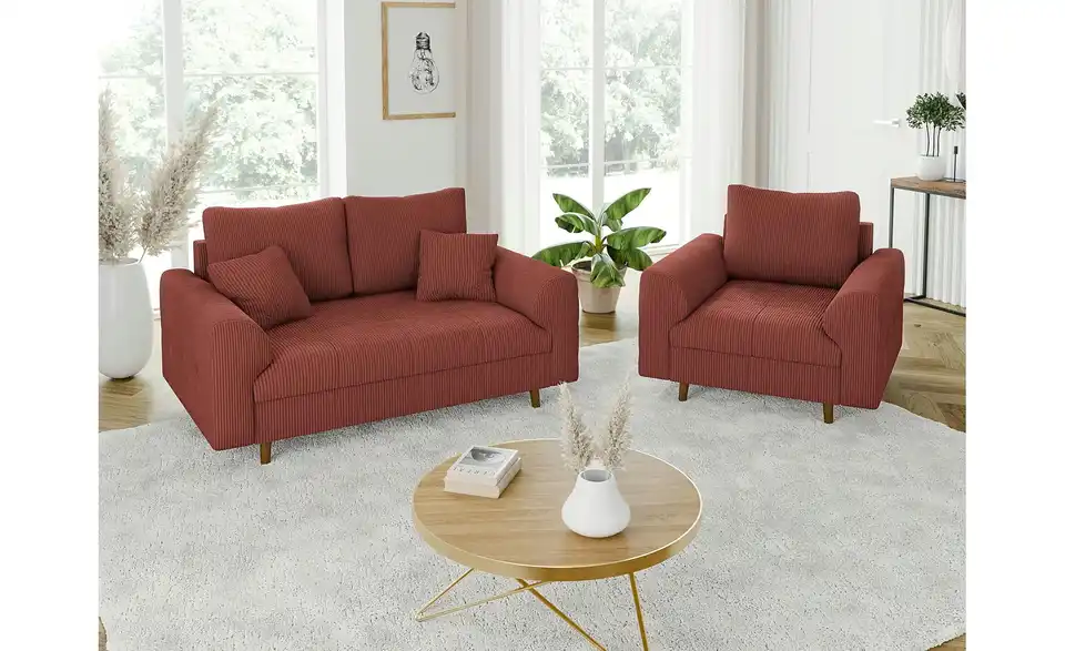 Polstergarnitur 2+1, in Wohnsituation