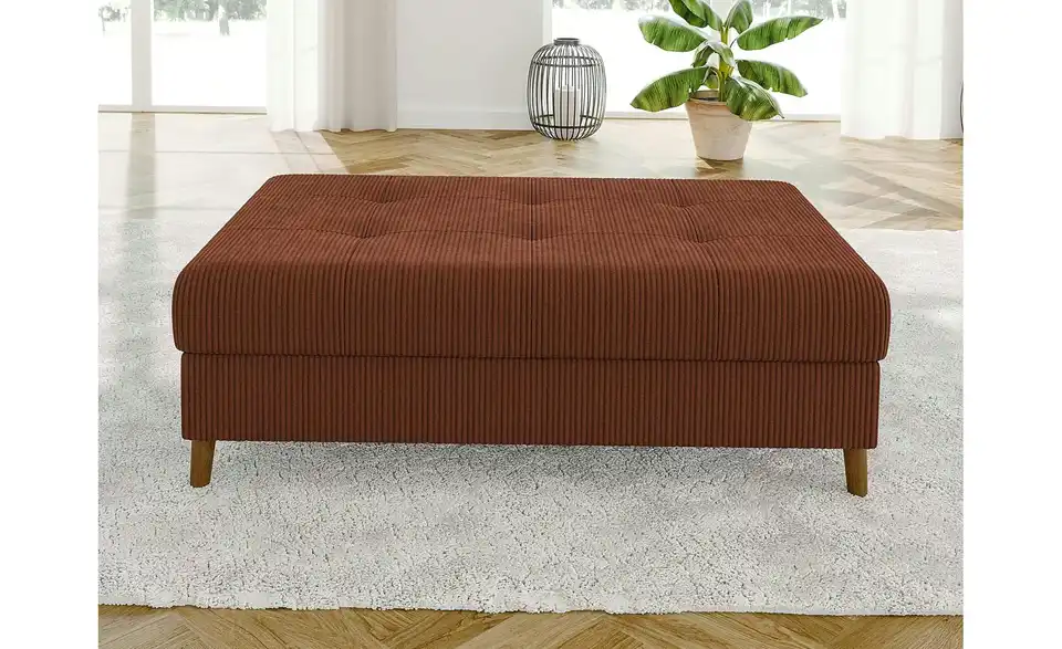 Wohnlandschaft mit Hocker, geöffnet